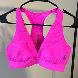 Hot Pink Free People Movement Bra